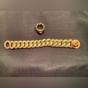 Marc By Marc Jacobs Rose Gold Bracelet and Ring Set